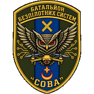 Емблема: Батальйон безпілотних систем «Сова» 76 ОМБр